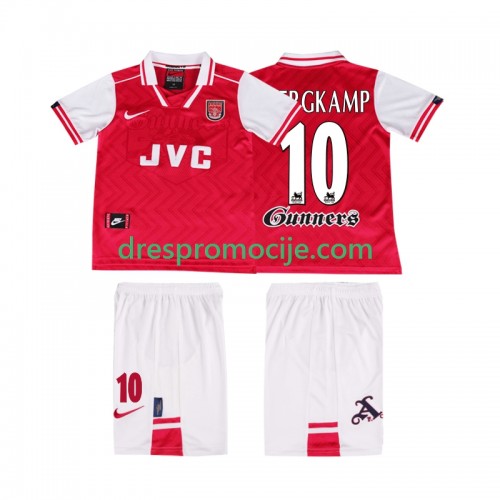 Arsenal BERGKAMP 10 Dres Retro Dječji Domaći 1996 1997 Kratkih Rukava Arsenal BERGKAMP 10 Dres Retro Dječji Domaći 1996 1997 Kratkih Rukava